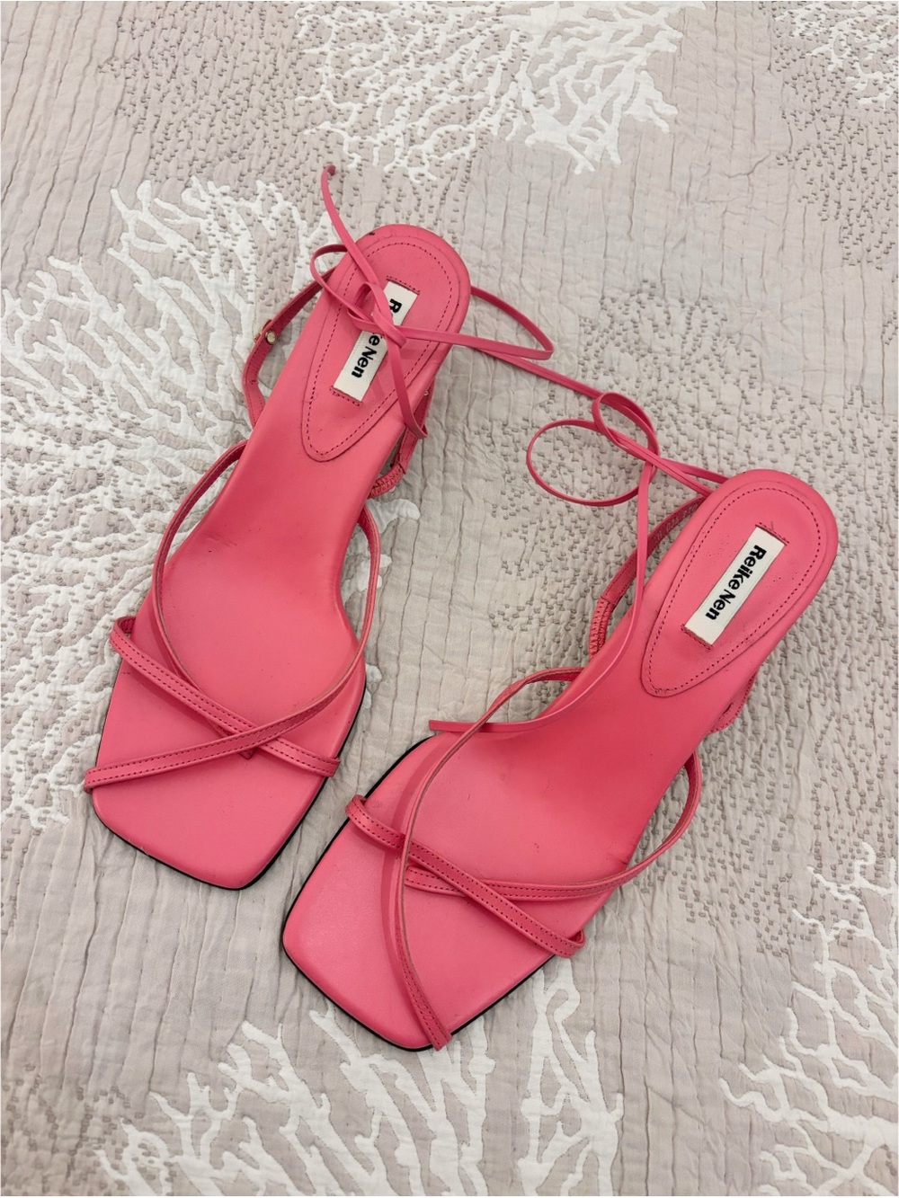 Reike Nen Wrap Sandal Kitten Heels